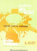 Lodge & Shipley-Lodge Shipley Profiturn 15 Engine Lathe Repair Parts Manual-Profiturn 15-03